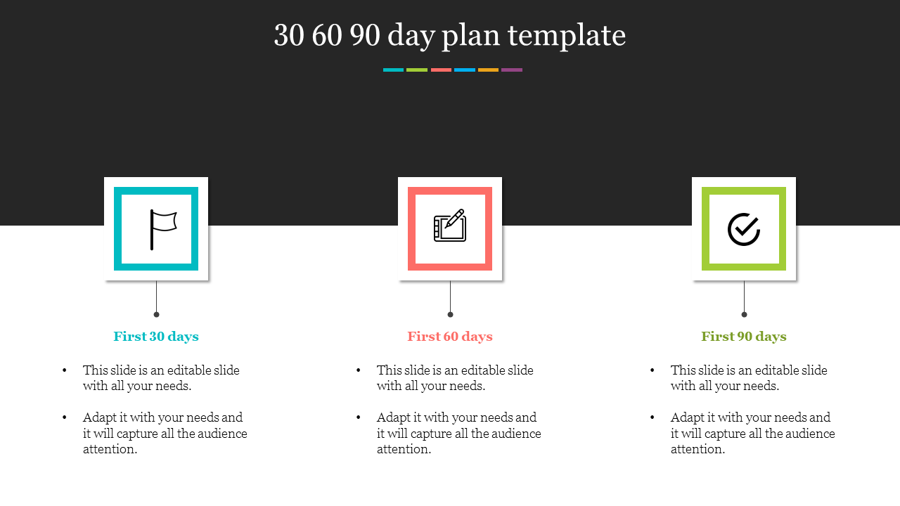 Effective 30 60 90 Day Plan Template Presentation